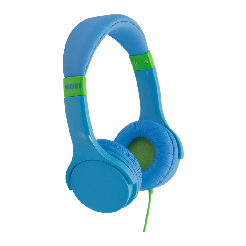 Moki Headphones Lil' Kids Volume Limited Blue Suitable for use with all 3.5mm (1/8"e;) audio devices