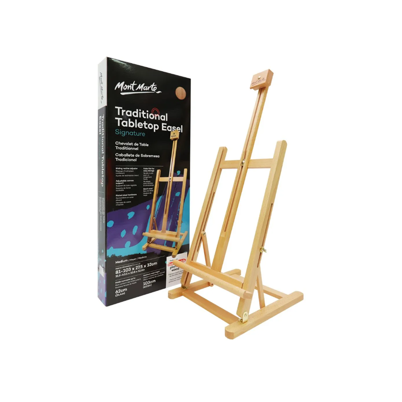 Mont Marte Traditional Desk Easel Medium - front view