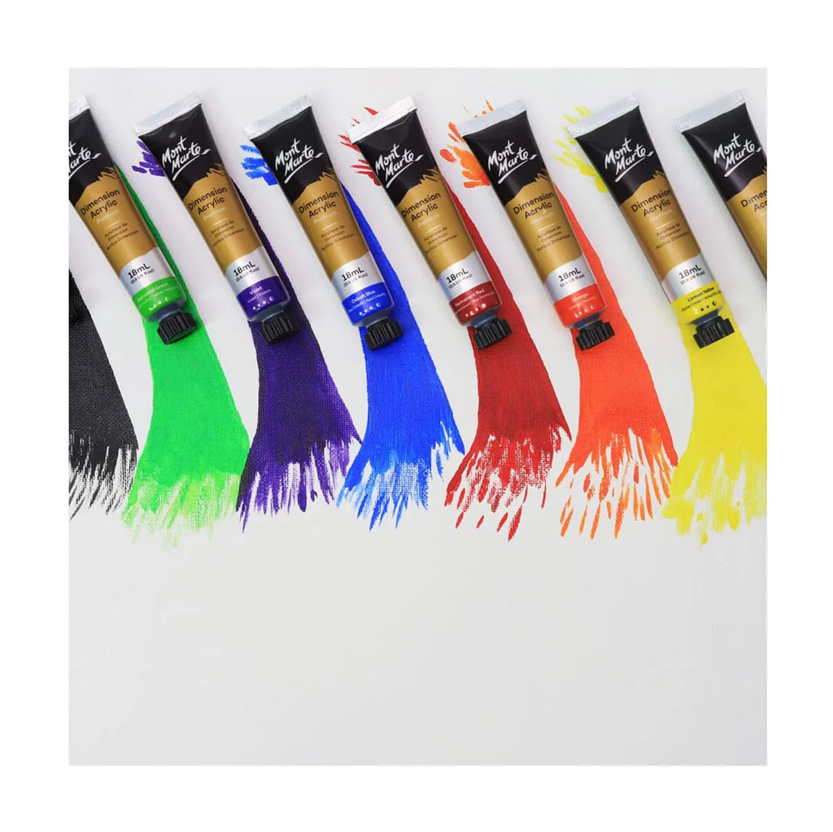 Mont Marte Dimension Acrylic Paint 8pc