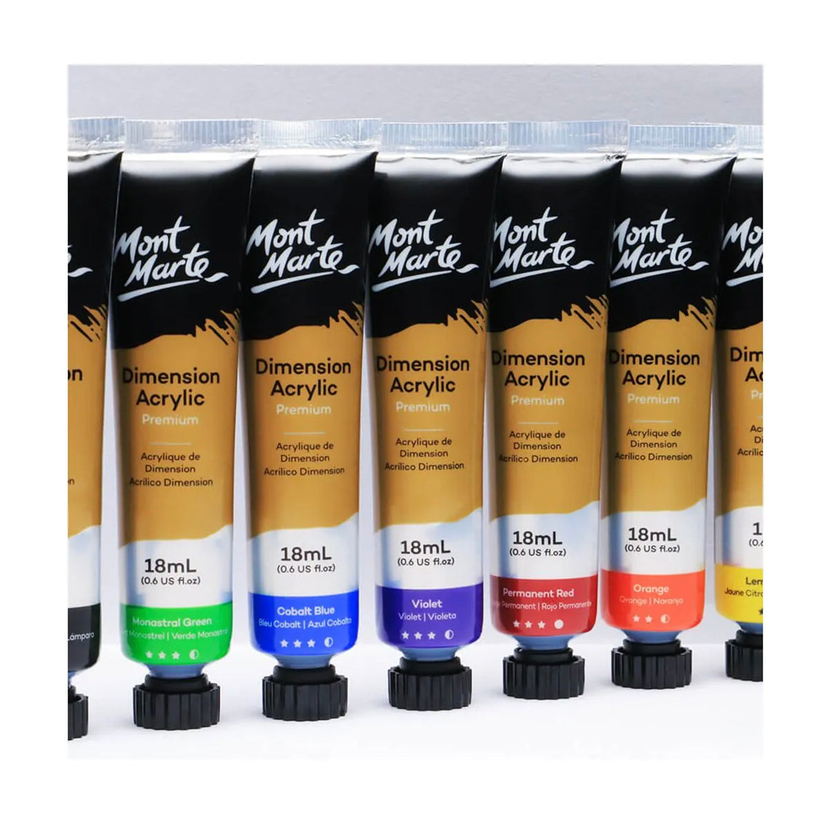 Mont Marte Dimension Acrylic Paint 8pc