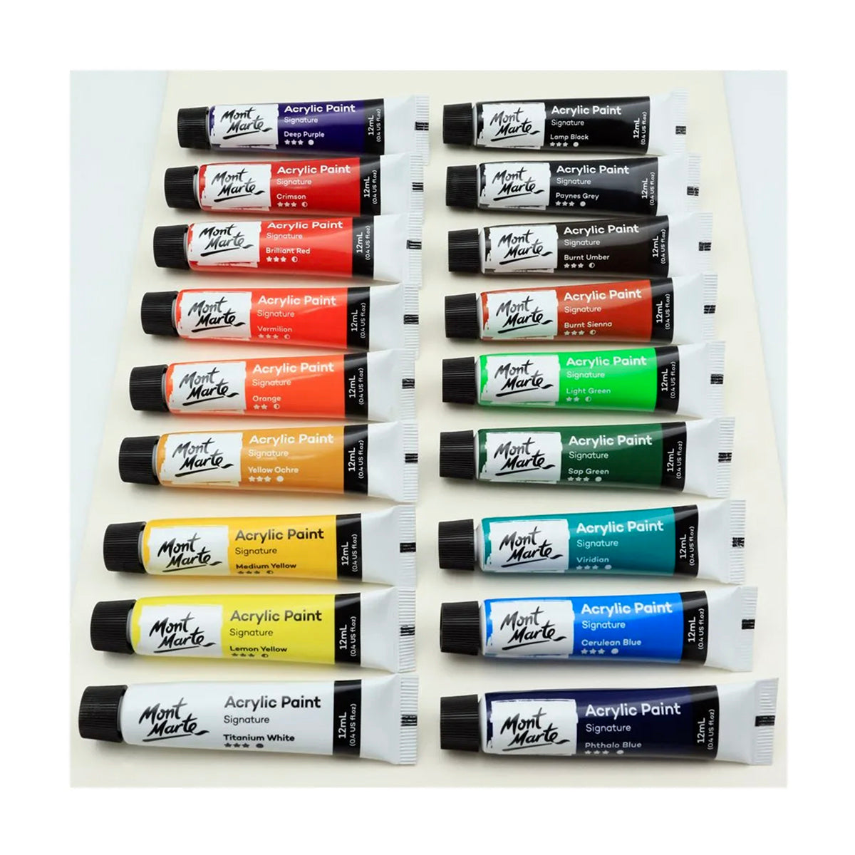 Mont Marte Acrylic Paint Set - 18pc