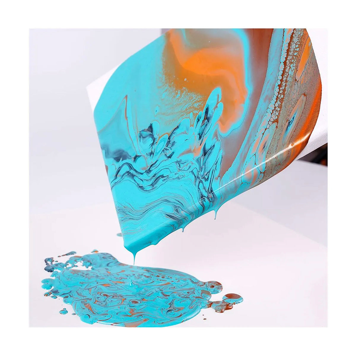 Mont Marte Pouring Paint 4pc 60ml - Symphony - can be mixed with silicone oil to create cells