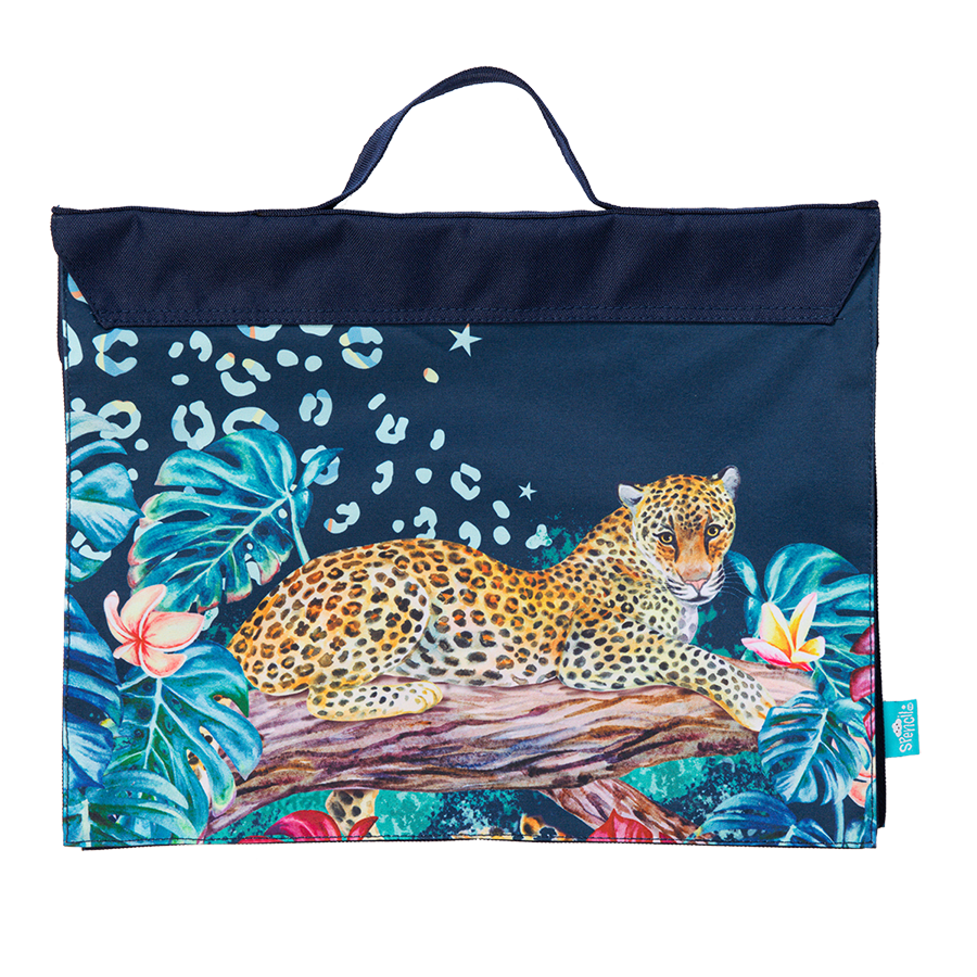 Spencil Homework & Library Bag Leopard Queen