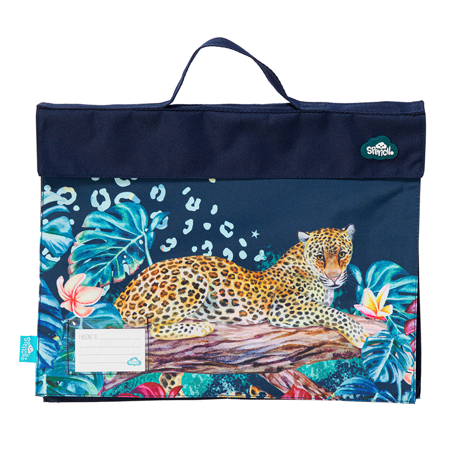 Spencil Homework & Library Bag Leopard Queen