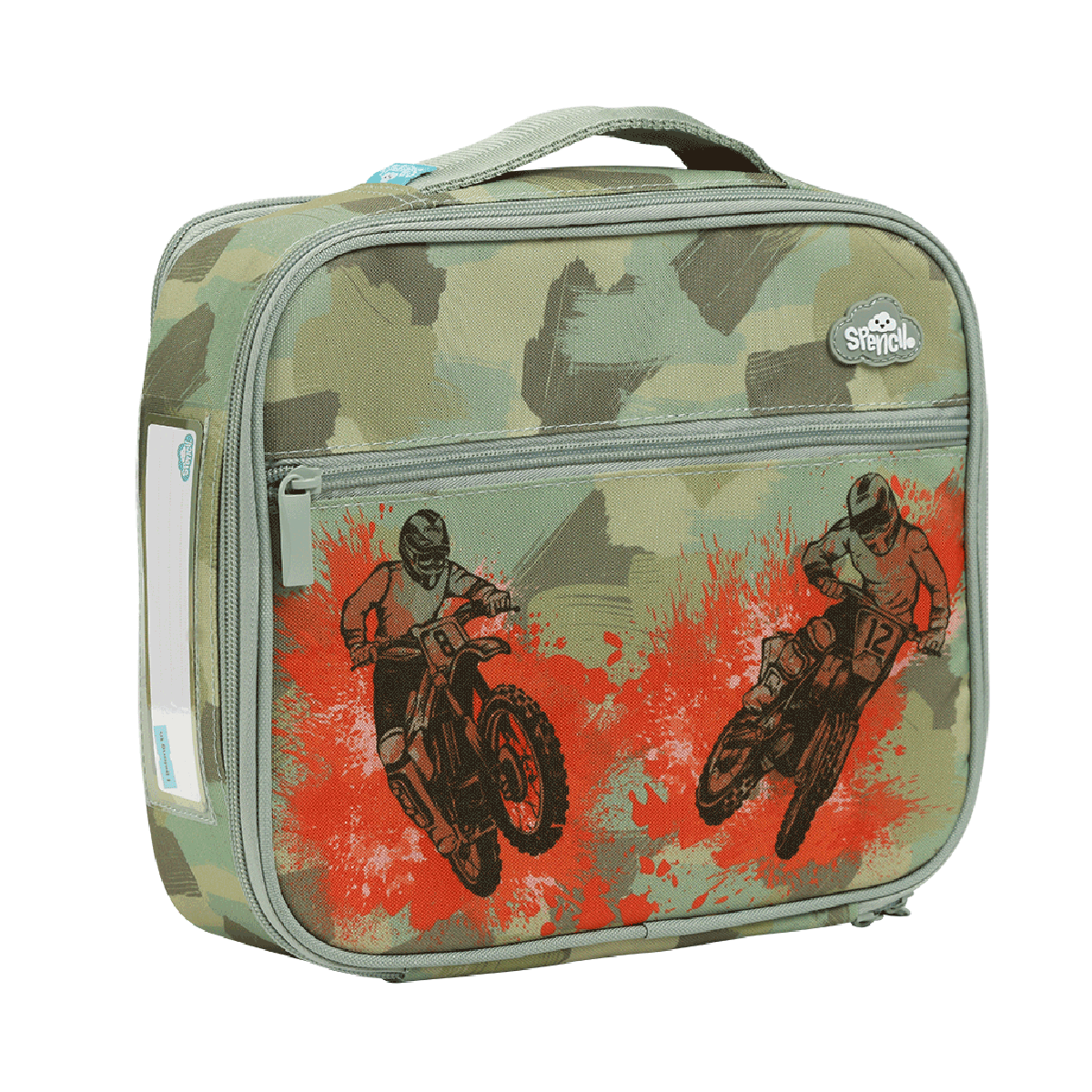 Spencil Big Cooler Lunch Bag Camo Biker