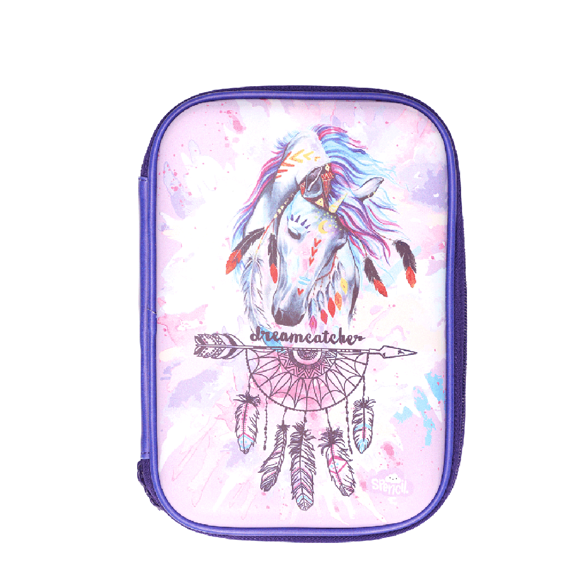 Spencil Hard Head Pencil Case Dreamcatcher Horse