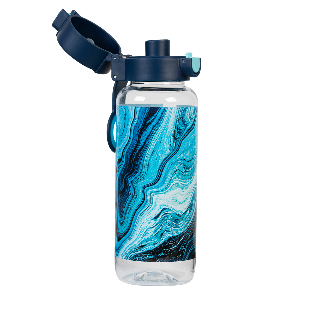 Spencil Big Kids Drink Bottle Ocean Marble