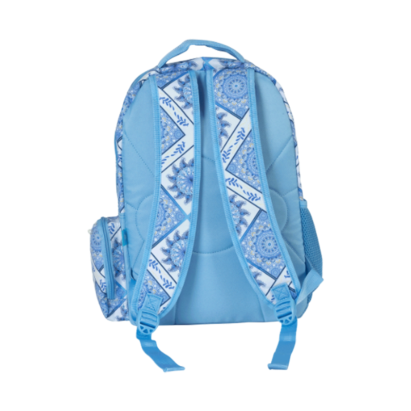 Spencil Big Kids School Bag Backpack Boho Blue