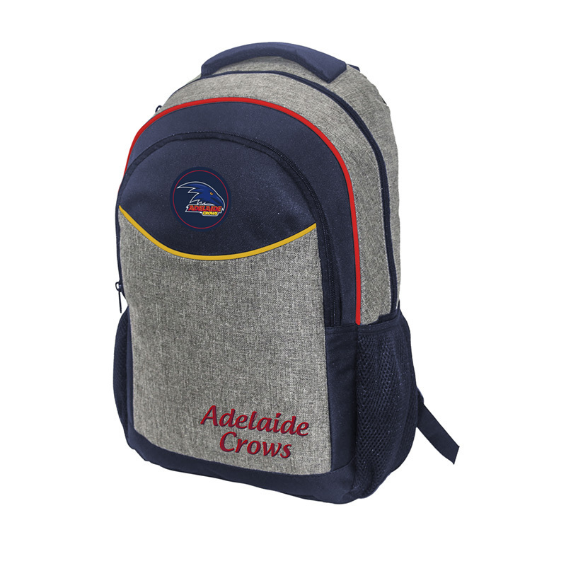 School Bag AFL Backpack Stealth Adelaide Crows