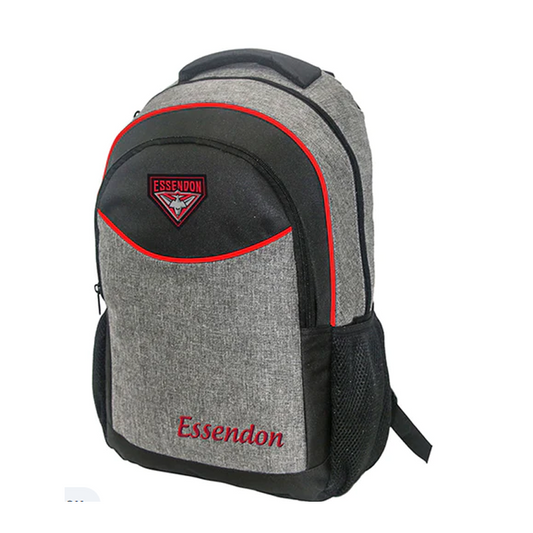 School Bag AFL Backpack Stealth Essendon