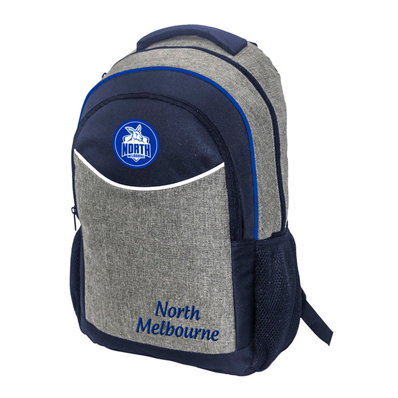 School Bag AFL Backpack Stealth North Melbourne