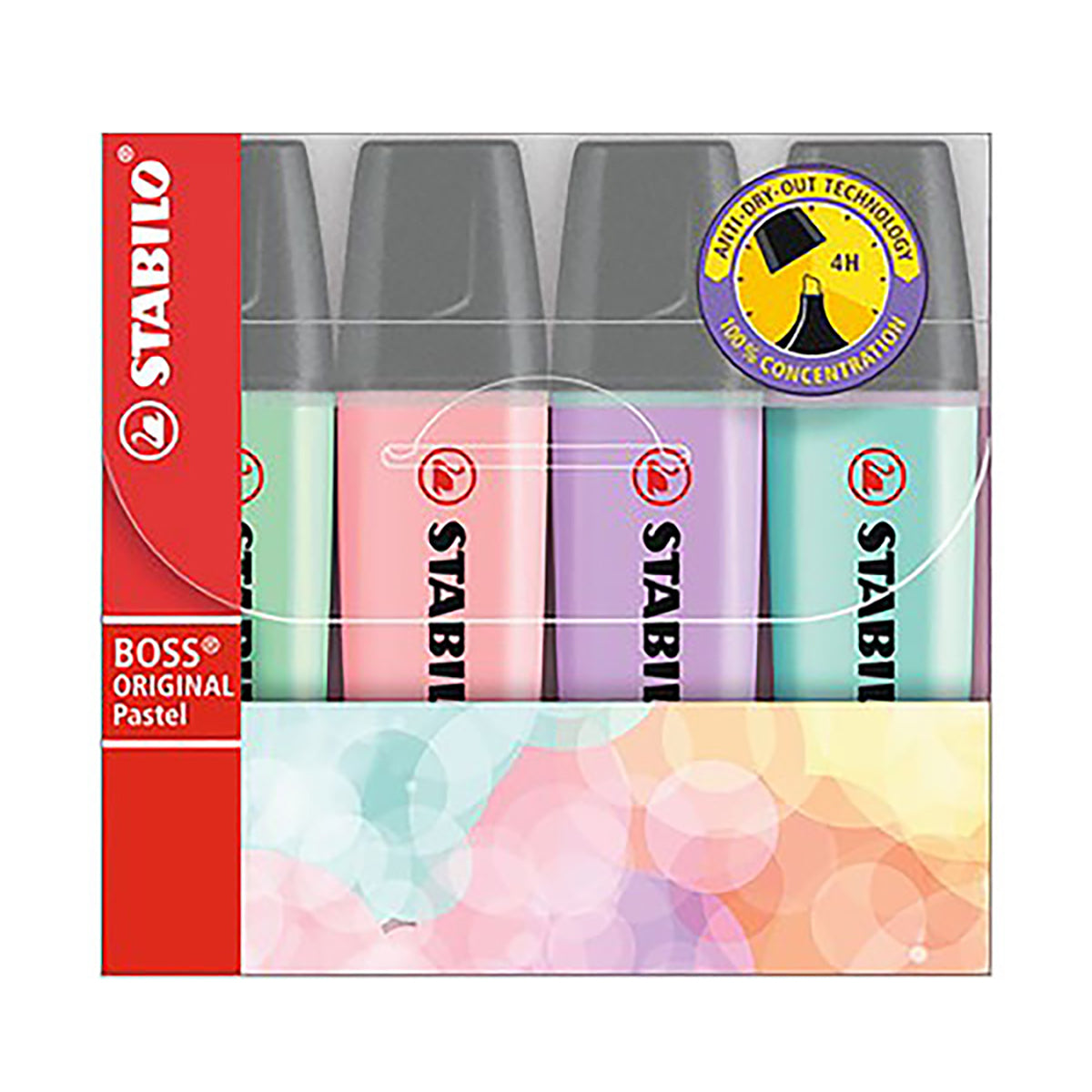 Stabilo Boss Pastel Highlighter 4 Pack