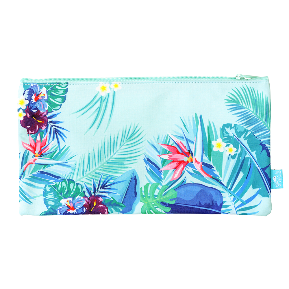 Spencil Twin Zip Pencil Case Beach Blooms