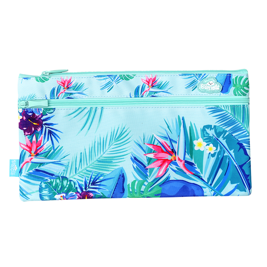 Spencil Twin Zip Pencil Case Beach Blooms