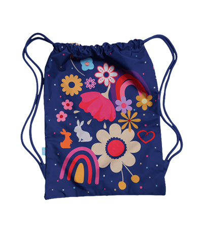 Spencil Drawstring Bag Flower Power