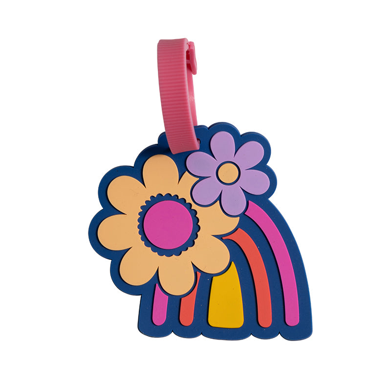 Spencil Bag Tags Flower Power