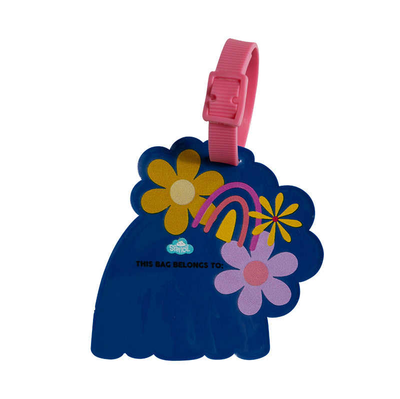 Spencil Bag Tags Flower Power